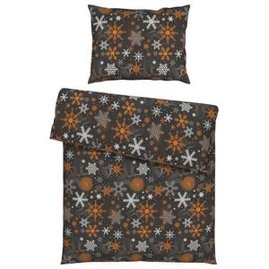 Esposa POSTEĽNÁ BIELIZEŇ, flanel, antracitová, béžová, 140/200 cm vyobraziť