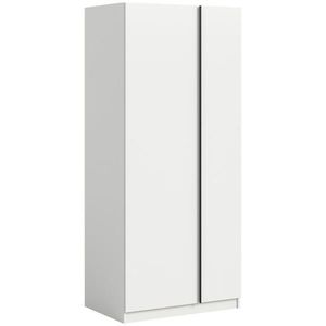 MID.YOU SKRIŇA S OTOČNÝMI DVERAMI, biela, 80/183/53 cm vyobraziť