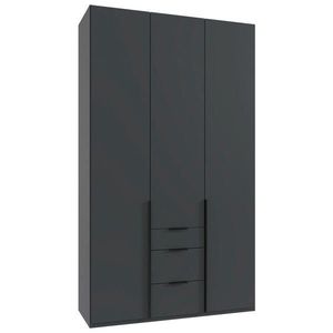 MID.YOU SKRIŇA S OTOČNÝMI DVERAMI, grafitová, 135/236/58 cm vyobraziť