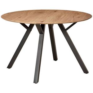 MID.YOU JEDÁLENSKÝ STÔL, čierna, farba duba, 120/120/76 cm vyobraziť