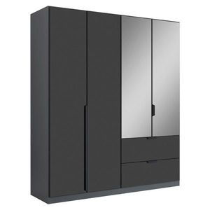 Rauch Möbel ŠATNÍKOVÁ SKRIŇA, sivá, tmavosivá, 181/210/54 cm vyobraziť