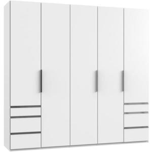 MID.YOU SKRIŇA S OTOČNÝMI DVERAMI, biela, 250/236/58 cm vyobraziť