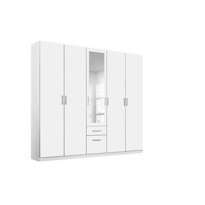 Rauch Möbel SKRIŇA S OTOČNÝMI DVERAMI, biela, 226/229/54 cm vyobraziť