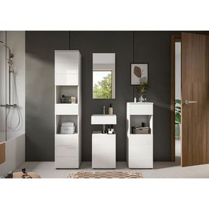 MID.YOU KÚPEĽŇA biela s vysokým leskom vyobraziť