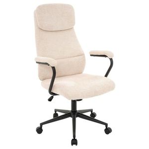 MID.YOU KANCELÁRSKE KRESLO, tkaná textília, krémová, čierna vyobraziť