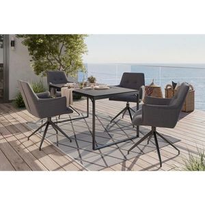 Ambia Garden ZÁHRADNÁ STOLIČKA, kov, textil vyobraziť