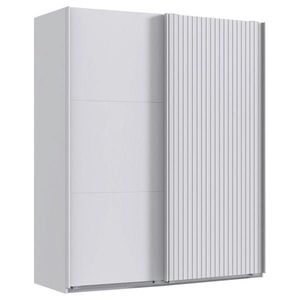 MID.YOU ŠAT. SKRIŇA S POSUV. DVERAMI, biela, 200/216/65 cm vyobraziť