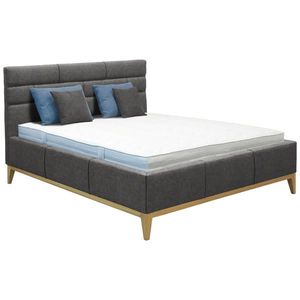 Welnova ČALÚNENÁ POSTEĽ, 180/200 cm, sivá vyobraziť