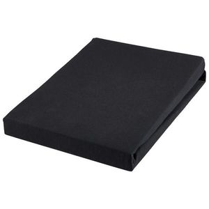 Novel NAPÍNACIA PLACHTA, džersej, čierna, 140-160/200-220 cm vyobraziť