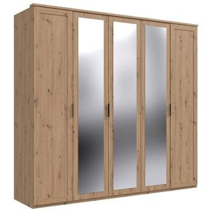 MID.YOU SKRIŇA S OTOČNÝMI DVERAMI, dub artisan, 225/210/58 cm vyobraziť