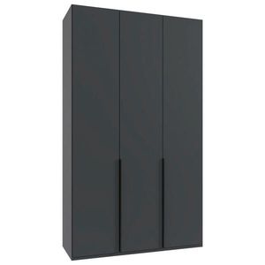MID.YOU SKRIŇA S OTOČNÝMI DVERAMI, grafitová, 135/236/58 cm vyobraziť
