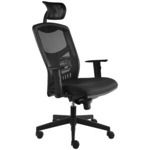 Novel KANCELÁRSKE KRESLO, sieťovina, čierna vyobraziť