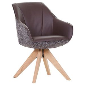 Landscape STOLIČKA S PODRÚČKAMI, ženilka, plochá tkanina, fialová vyobraziť