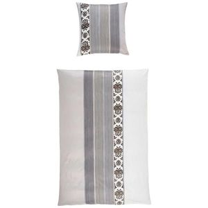 Joop! POSTEĽNÁ BIELIZEŇ, makosatén, grafitová, béžová, 155/220 cm vyobraziť