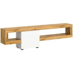 MID.YOU NÍZKA KOMODA, biela, farba duba, 190/51/30 cm vyobraziť