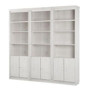 MID.YOU NÁSTENNÁ KNIŽNICA, biela, farba borovice, borovica, 223/222/34 cm vyobraziť