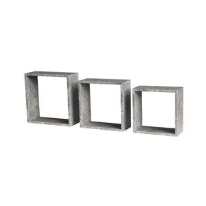 Carryhome SADA NÁSTENNÝCH REGÁLOV, sivá vyobraziť