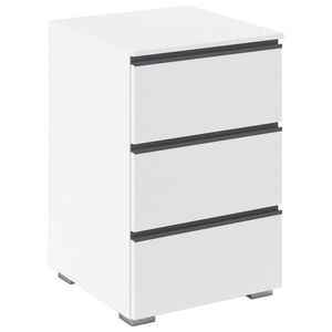 Xora NOČNÝ STOLÍK sivá, biela vyobraziť