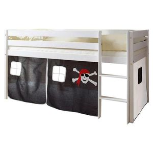 MID.YOU VYVÝŠENÁ POSTEĽ, 90/200 cm čierna, biela vyobraziť