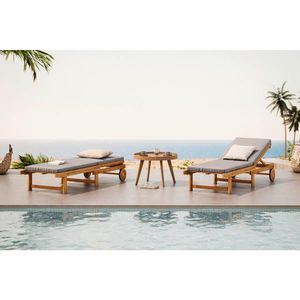 Ambia Garden ZÁHRADNÉ LEŽADLO drevo, textil vyobraziť