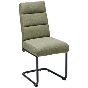 MID.YOU STOLIČKA S PRUŽNÝM PODNOŽÍM, tkaná textília, zelená vyobraziť