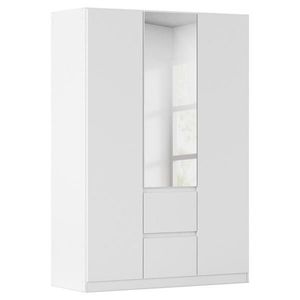 Rauch Möbel SKRIŇA S OTOČNÝMI DVERAMI, strieborná, biela, 136/197/54 cm vyobraziť