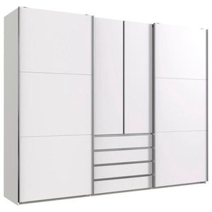 MID.YOU ŠAT. SKRIŇA S POSUV. DVERAMI, biela, 300/236/65 cm vyobraziť