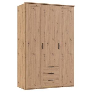 MID.YOU SKRIŇA S OTOČNÝMI DVERAMI, dub artisan, 135/210/58 cm vyobraziť