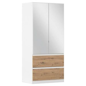 Rauch Möbel SKRIŇA S OTOČNÝMI DVERAMI, biela, dub artisan, 91/197/54 cm vyobraziť