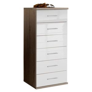 Xora KOMODA, biela, farba duba, 46/103/40 cm vyobraziť
