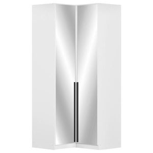 Rauch Möbel ROHOVÁ ŠATNÍKOVÁ SKRIŇA, strieborná, biela, tmavosivá, 100/229/102 cm vyobraziť