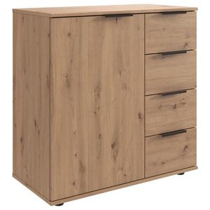 MID.YOU KOMODA, dub artisan, 81/83/41 cm vyobraziť