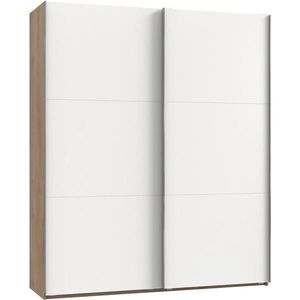 MID.YOU ŠAT. SKRIŇA S POSUV. DVERAMI, biela, farba duba, hliníková, 200/236/65 cm vyobraziť