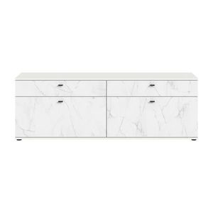 MID.YOU NÍZKA KOMODA, biela, 180/62/40 cm vyobraziť