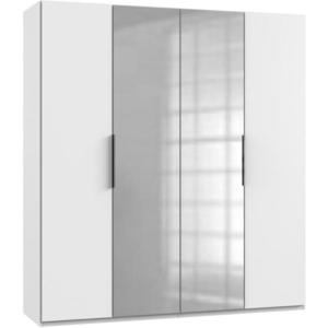 MID.YOU SKRIŇA S OTOČNÝMI DVERAMI, biela, 200/216/58 cm vyobraziť