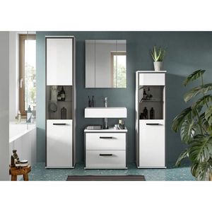 MID.YOU KÚPEĽŇA biela s vysokým leskom vyobraziť