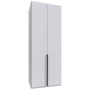 MID.YOU SKRIŇA S OTOČNÝMI DVERAMI, biela, 90/236/58 cm vyobraziť