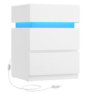 MID.YOU NOČNÁ SKRINKA, biela, vyobraziť