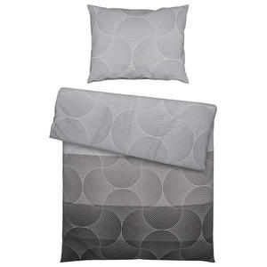 Bugatti POSTEĽNÁ BIELIZEŇ, satén, antracitová, sivá, strieborná, 140/200 cm vyobraziť