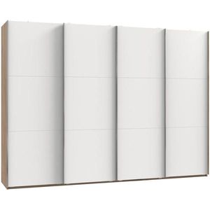 MID.YOU ŠAT. SKRIŇA S POSUV. DVERAMI, biela, farba duba, 300/216, 5/65 cm vyobraziť