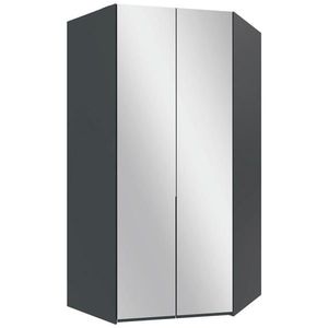 MID.YOU ROHOVÁ ŠATNÍKOVÁ SKRIŇA, grafitová, 120/236/120 cm vyobraziť