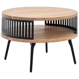 Carryhome KONFERENČNÝ STOLÍK, prírodná farba, drevo, kov, 75/75/44 cm vyobraziť