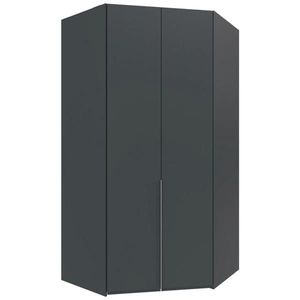 MID.YOU ROHOVÁ ŠATNÍKOVÁ SKRIŇA, grafitová, 120/236/120 cm vyobraziť