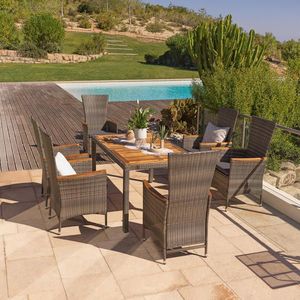 Luca Bessoni ZÁHRADNÁ SÚPRAVA 7-dielne, drevo, kov, plast, textil vyobraziť