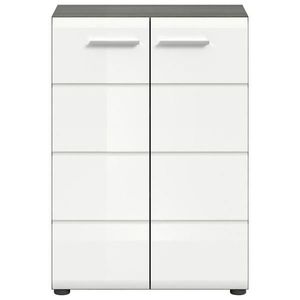 MID.YOU KOMODA, biela s vysokým leskom, 60/85/37 cm vyobraziť