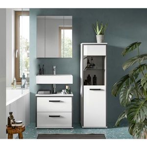 MID.YOU KÚPEĽŇA biela s vysokým leskom vyobraziť