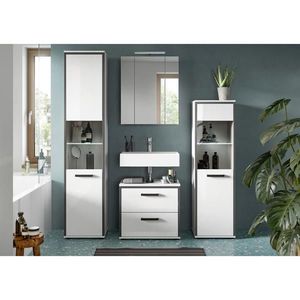 MID.YOU KÚPEĽŇA biela s vysokým leskom vyobraziť