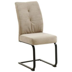 Carryhome STOLIČKA S PRUŽNÝM PODNOŽÍM, kord, čierna, kaki vyobraziť