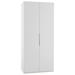 MID.YOU SKRIŇA S OTOČNÝMI DVERAMI, biela, 100/216/58 cm vyobraziť