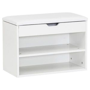 MID.YOU REGÁL NA TOPÁNKY, biela, 60/40/30 cm vyobraziť